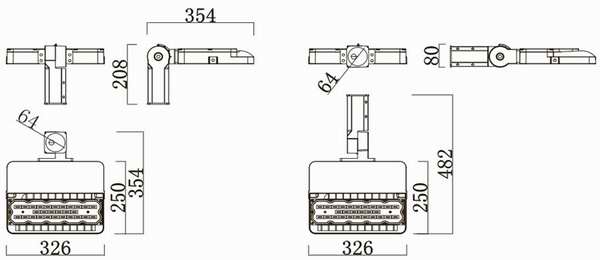 PCU-100W-200W LED Street Light