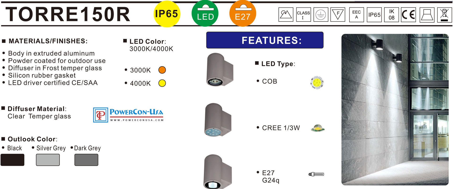 PCU-PC LED Tri-proof Light